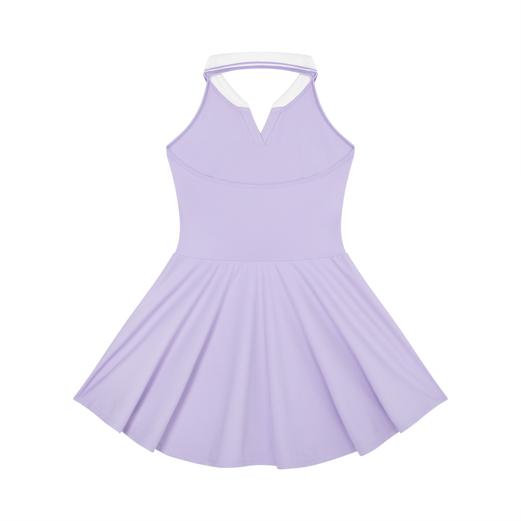 Women's Collared Halter A-Line Tennis Dress Liberty