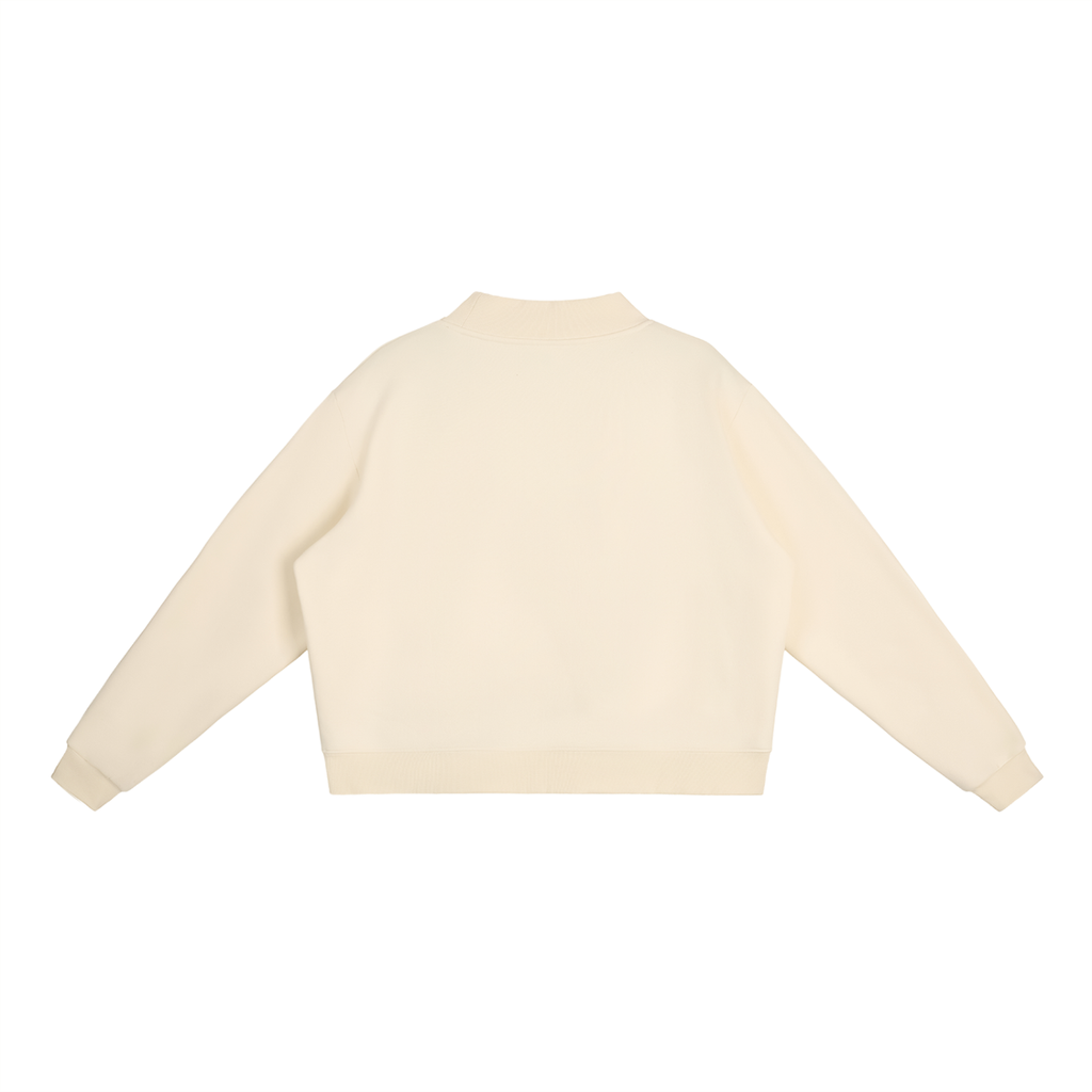Essential Fleece Mock-Neck Crew Sweatshirt Liberty