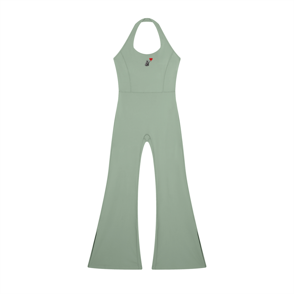 Women’s Halter Flared Jumpsuit Liberty