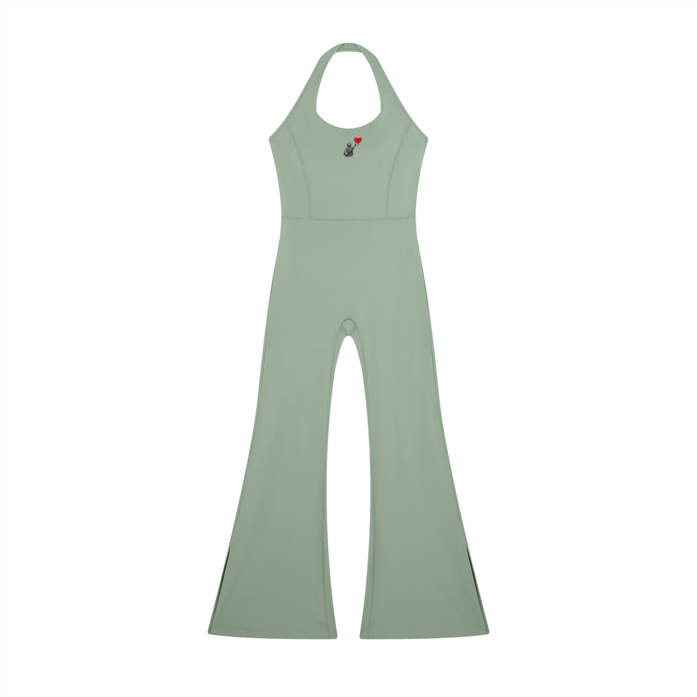 Women’s Halter Flared Jumpsuit Liberty