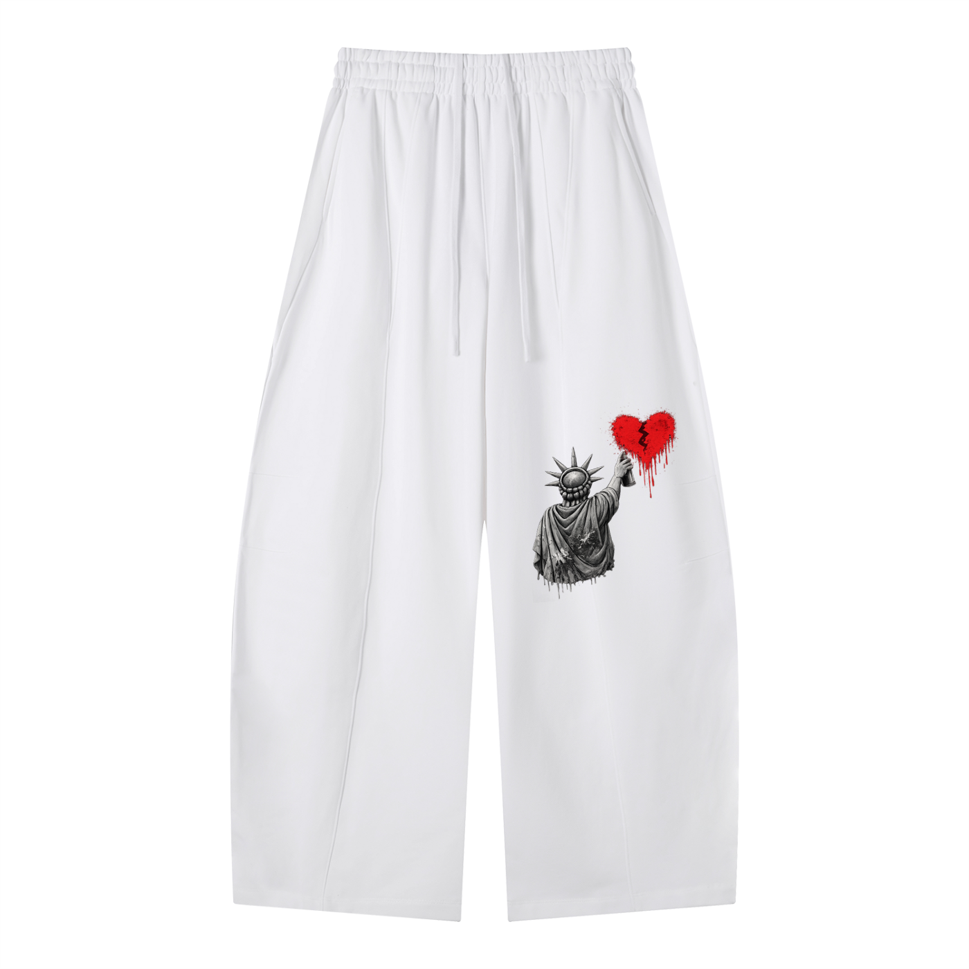Heavyweight Wide Leg Panel Sweatpants Liberty