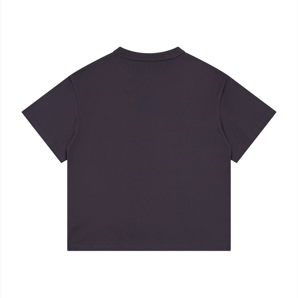 Kid's Loose Fit Drop Shoulder T-Shirt New Black
