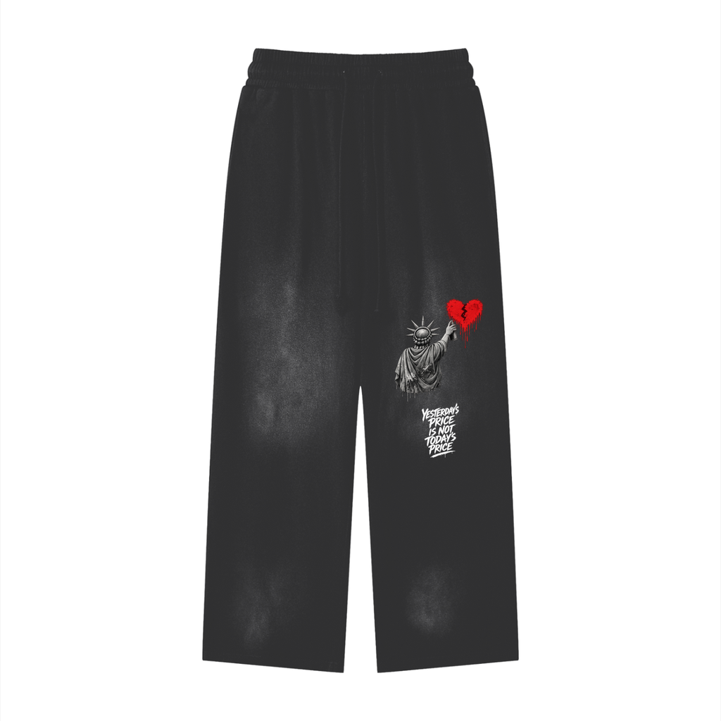Sunfade Loose Fit Cotton Sweatpants Liberty Yesterday’s Price Isn’t Todays Price White