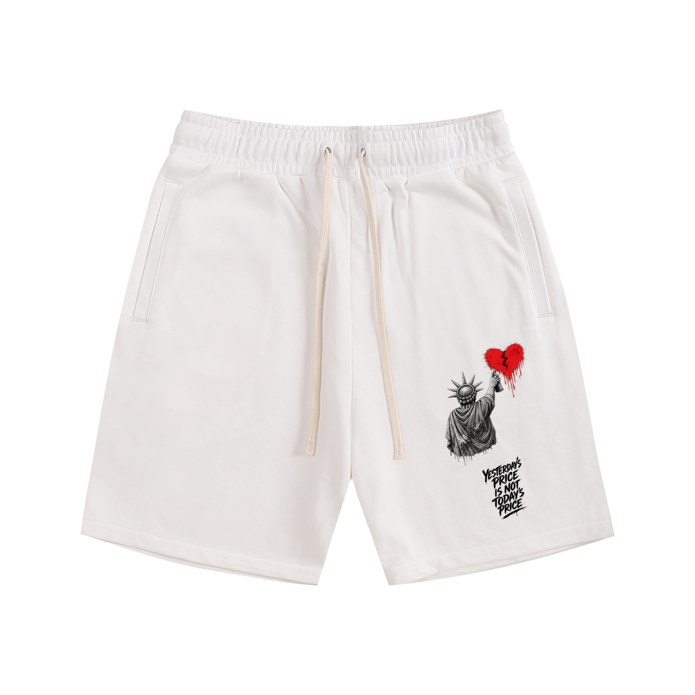 Essential Cotton Shorts Liberty Yesterday’s Price Isn’t Todays Price Black