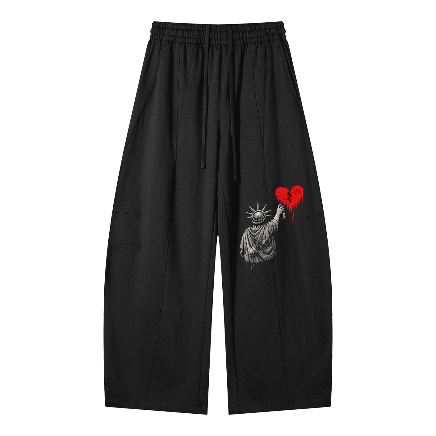 Heavyweight Wide Leg Panel Sweatpants Liberty