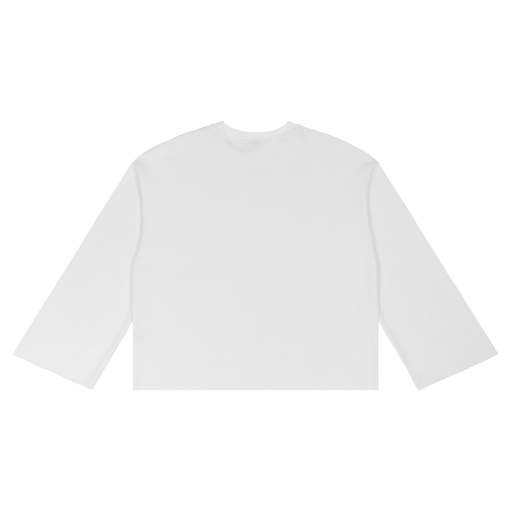 Unisex Waffle Raw Edge T-Shirt Liberty