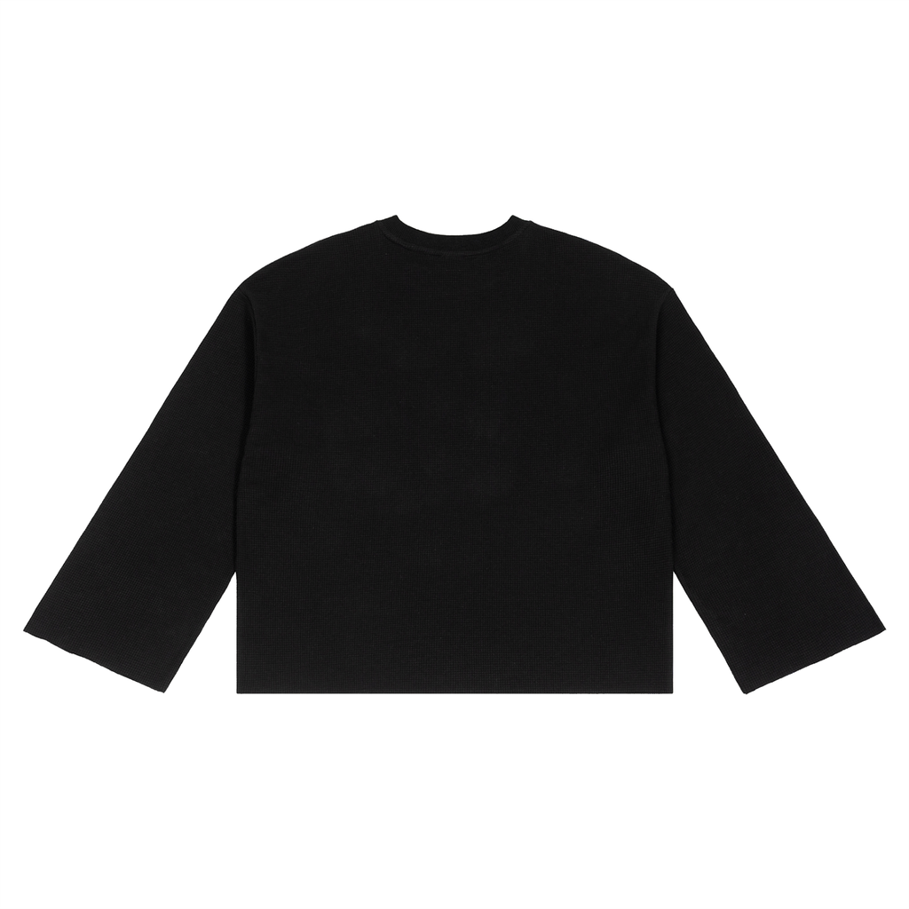 Unisex Waffle Raw Edge T-Shirt Liberty