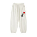 Essential Jogged Sweatpants Liberty Worn By Many Understood By Few White