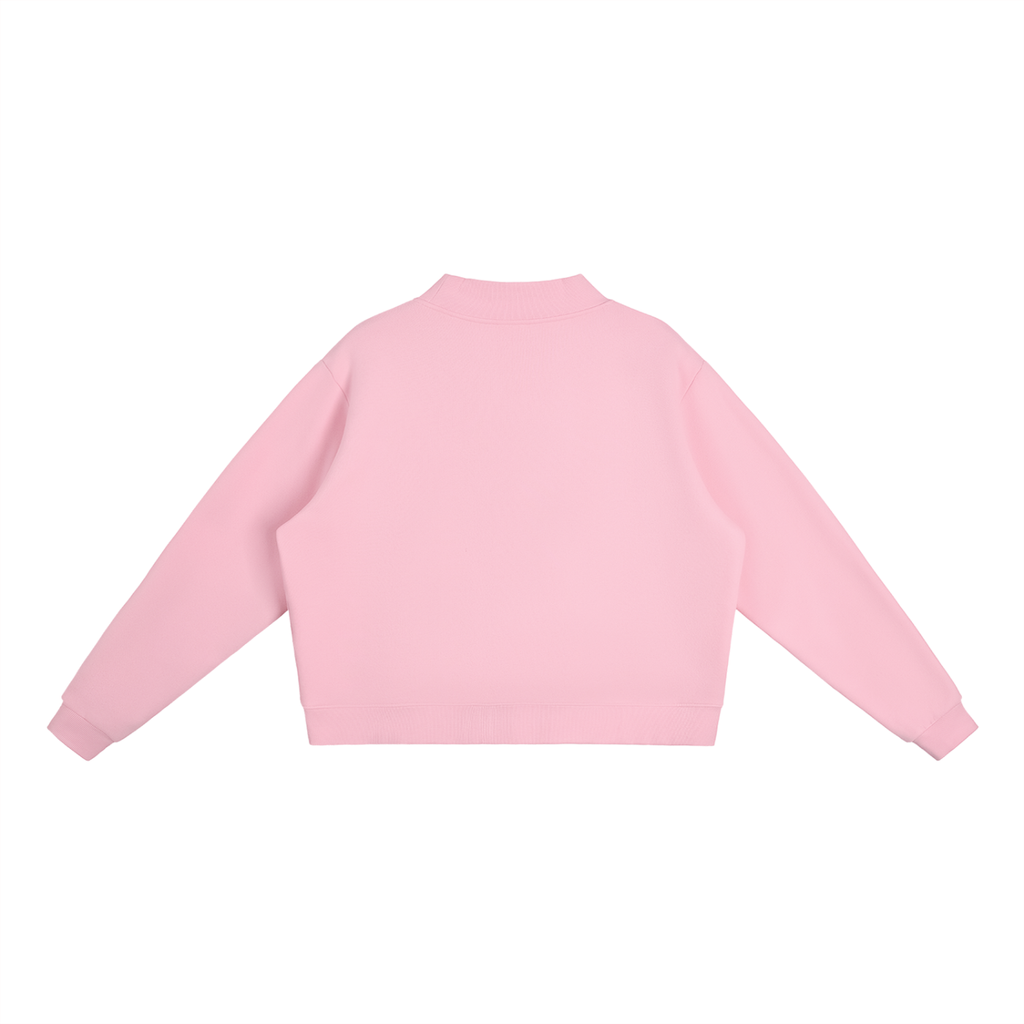 Essential Fleece Mock-Neck Crew Sweatshirt Liberty