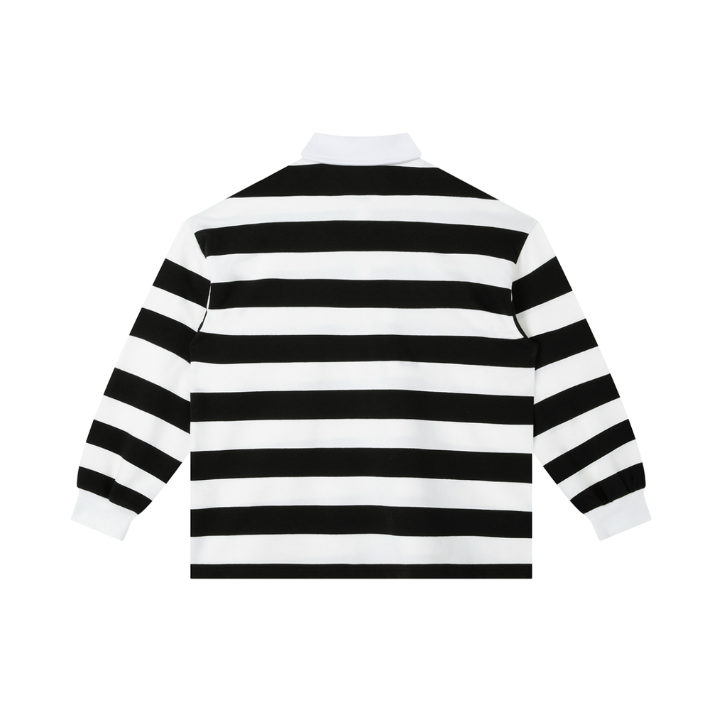 Color Block Stripe Polo Shirt Liberty