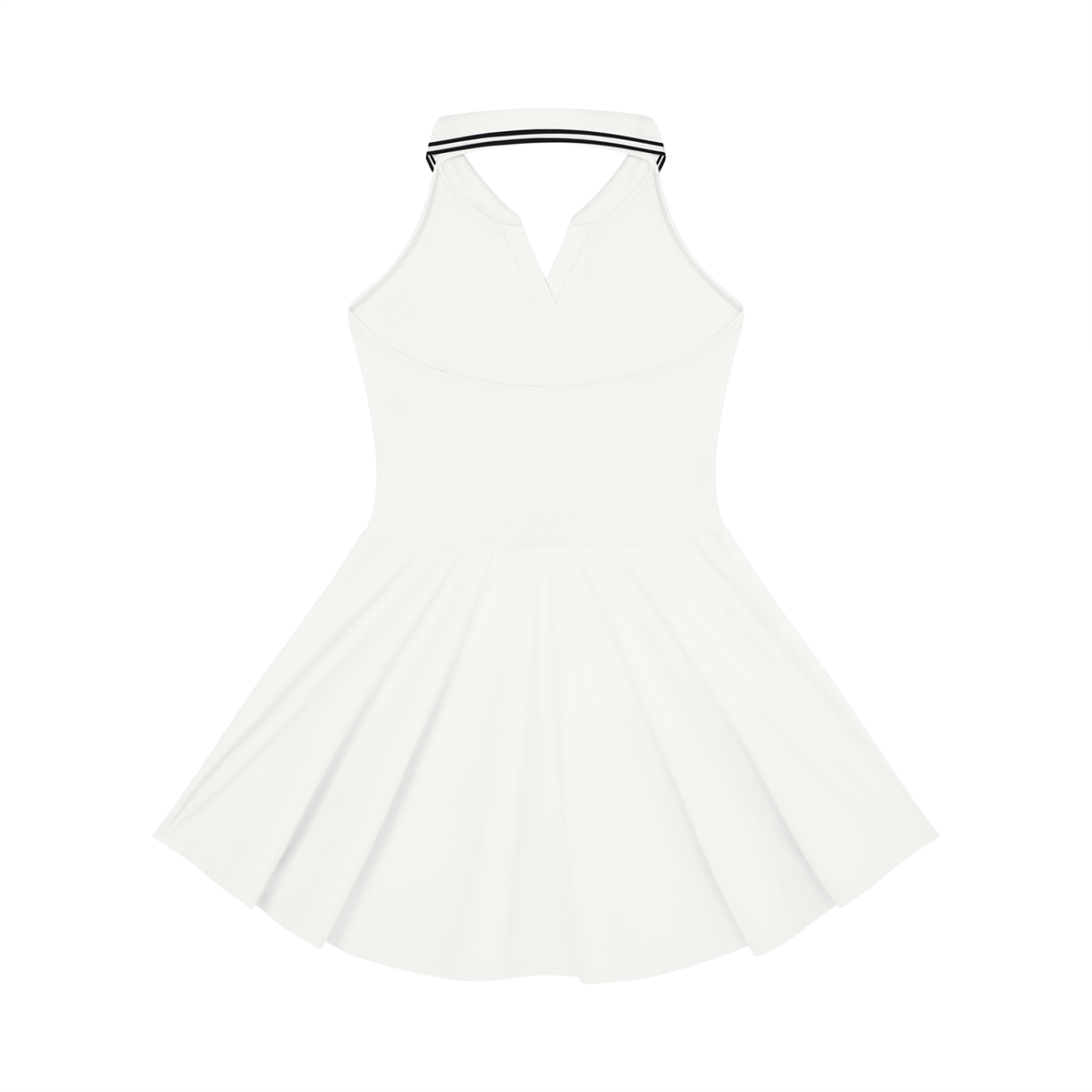 Women's Collared Halter A-Line Tennis Dress Liberty
