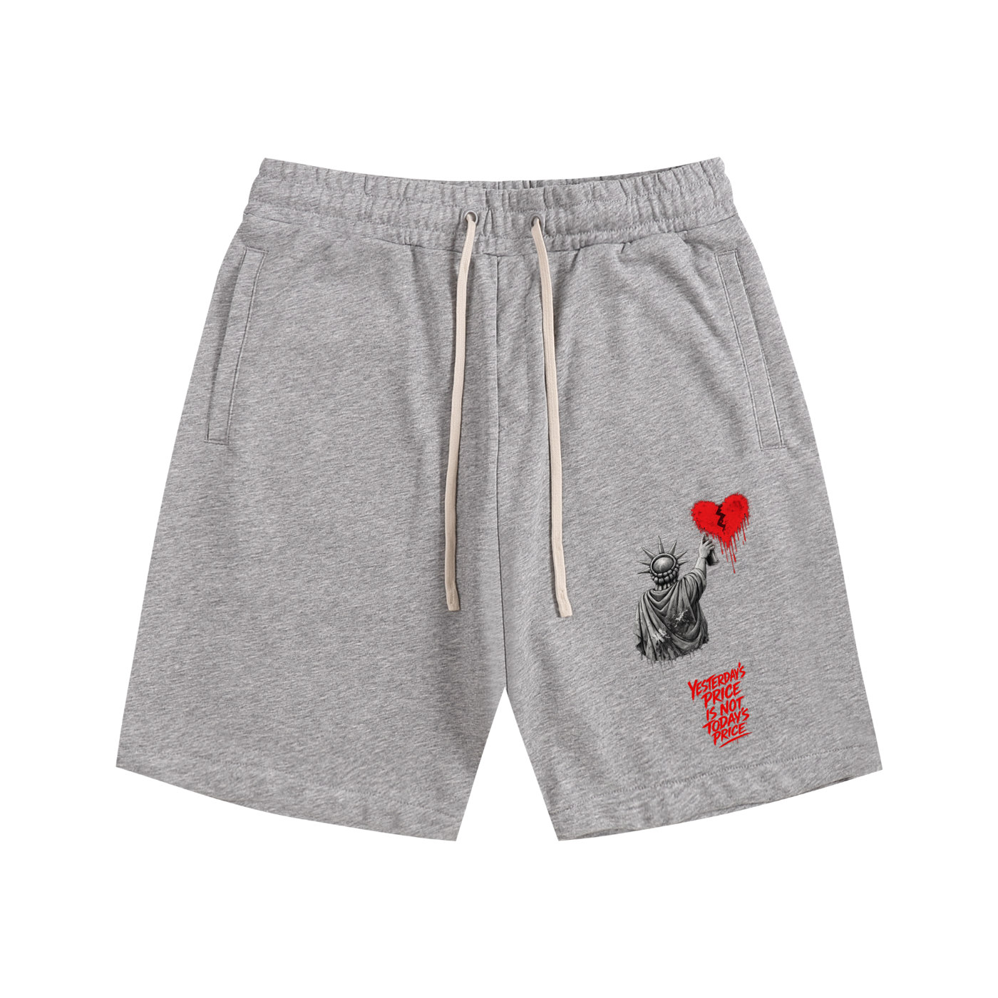 Essential Cotton Shorts Liberty Yesterday’s Price Isn’t Todays Price Red