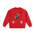Essential Fleece Kids' Crewneck Sweatshirt New White