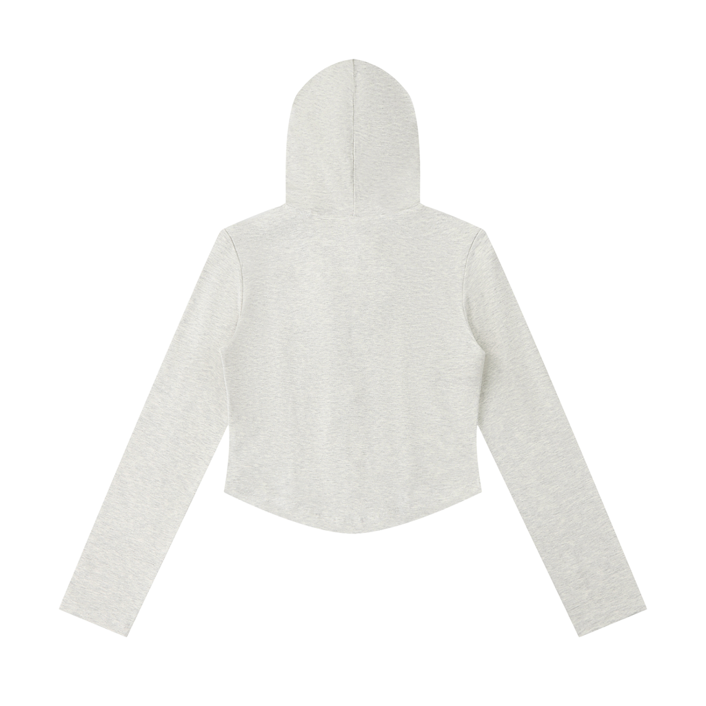 Women's Slim Cropped Full Zip Hoodie Liberty