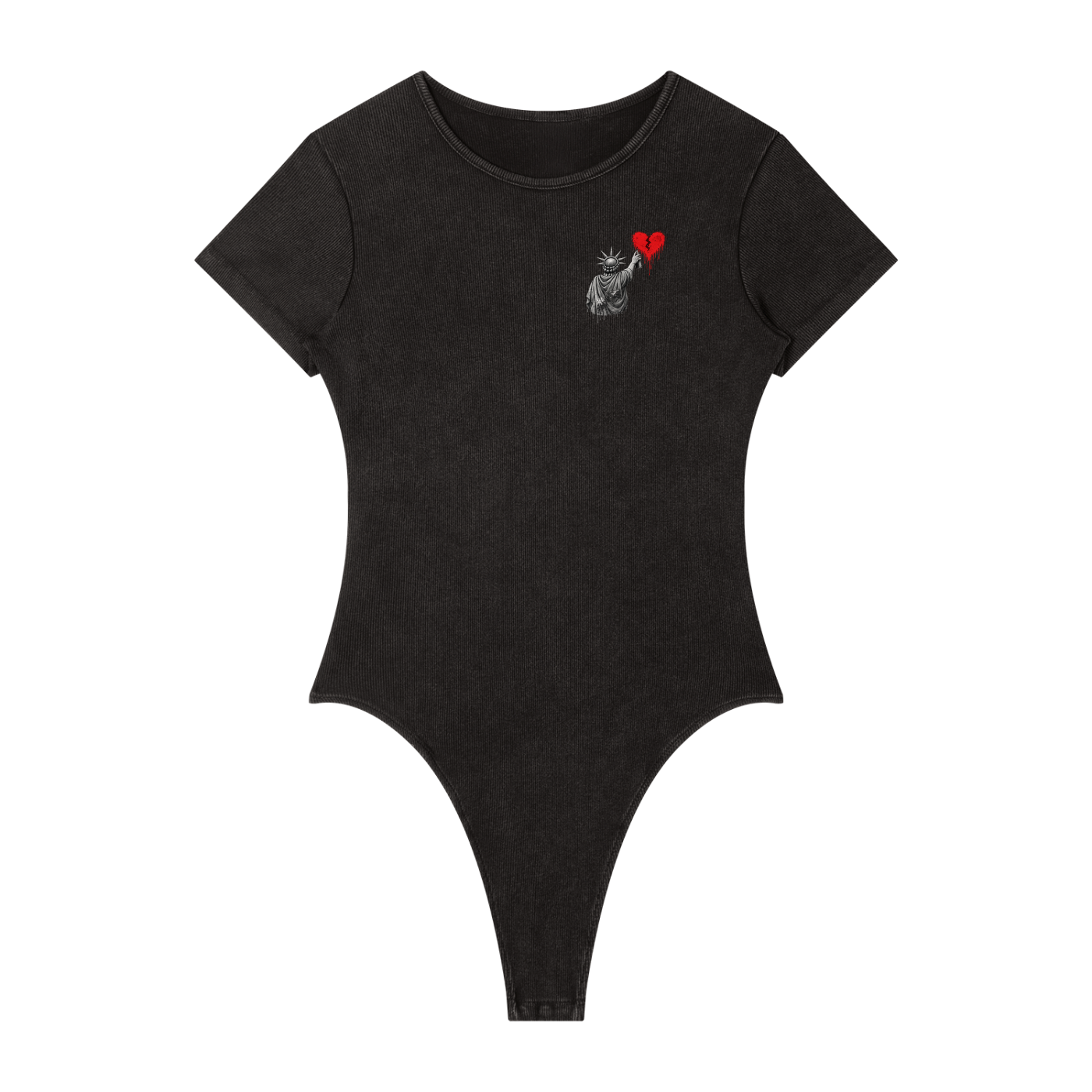 Women's Mineral Wash Crewneck Bodysuit Liberty