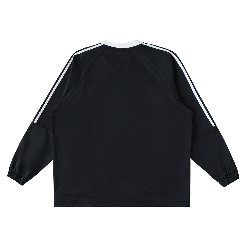 Color-Block V-Neck Long-Sleeve T-Shirt Liberty Small Heart