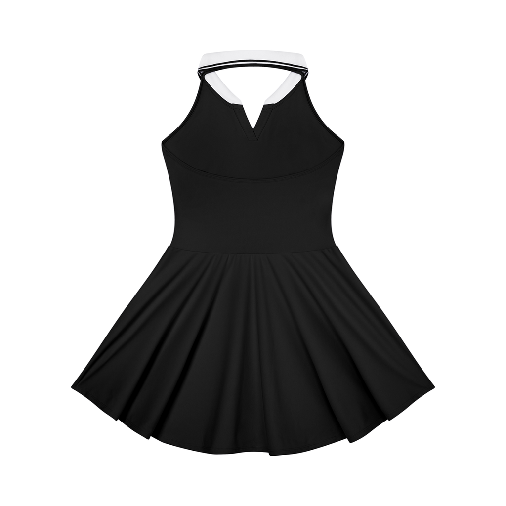 Women's Collared Halter A-Line Tennis Dress Liberty