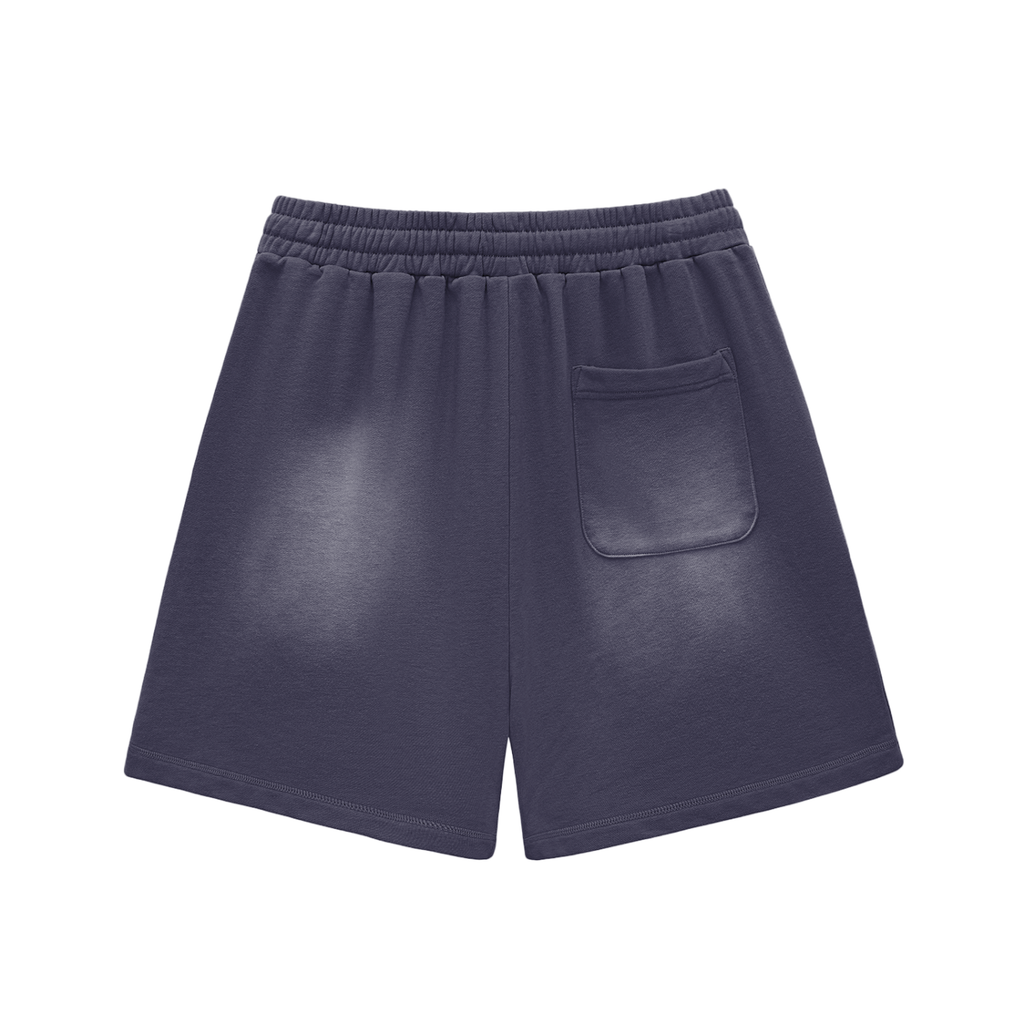 Sun Fade Raw Edge Cotton Shorts Liberty Yesterday’s Price Isn’t Todays Price Red