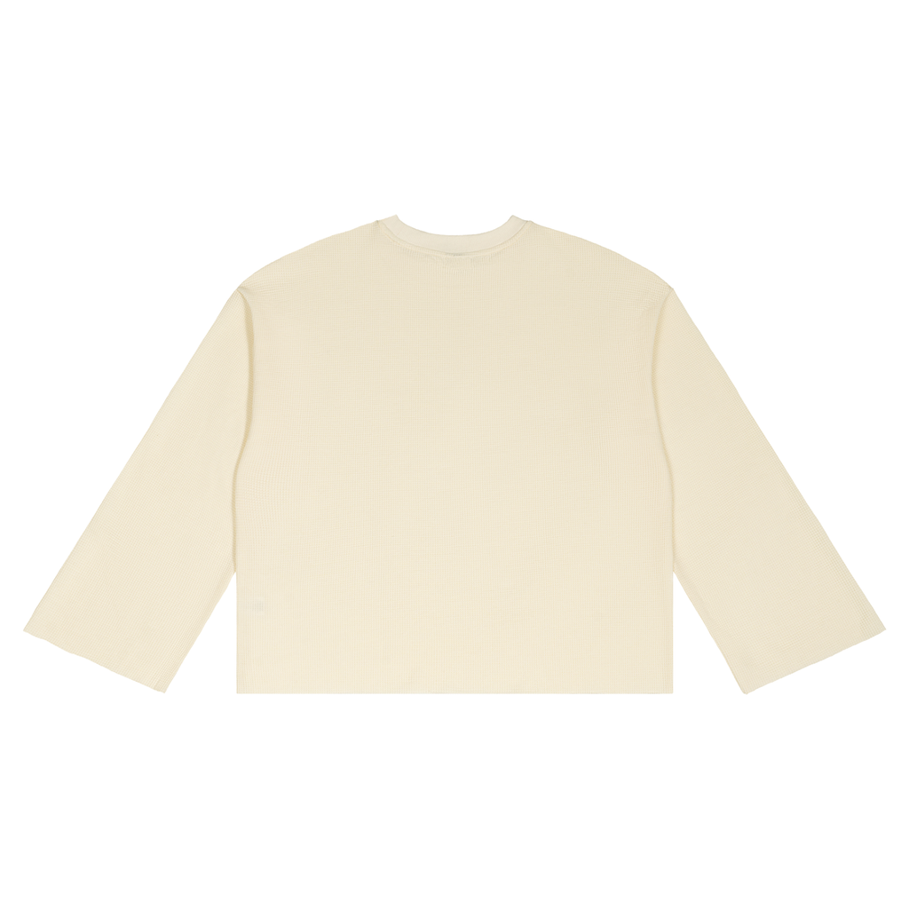 Unisex Waffle Raw Edge T-Shirt Liberty