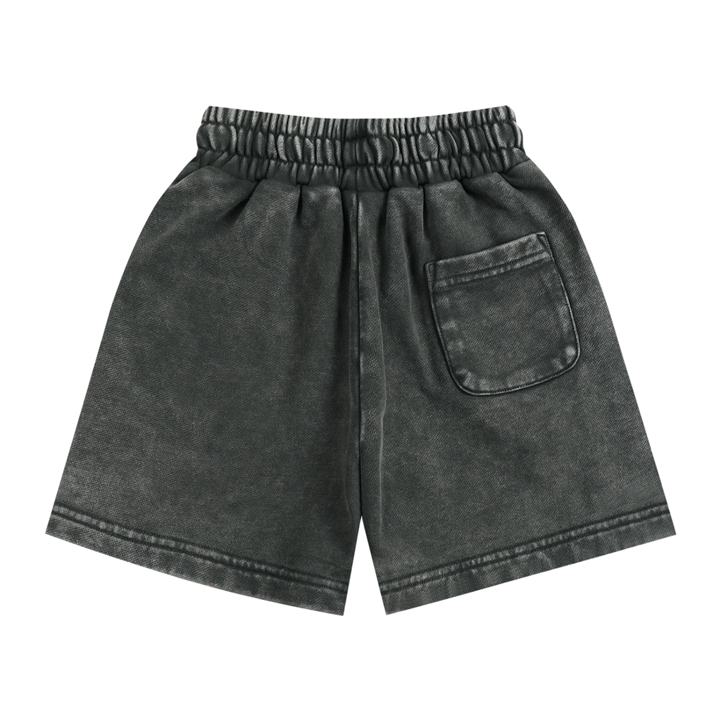 Snow Washed Kids' Shorts New Red