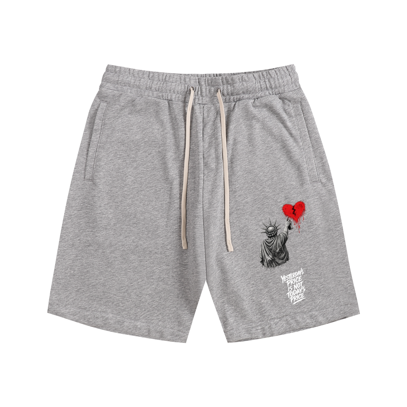 Essential Cotton Shorts Liberty Yesterday’s Price Isn’t Todays Price White
