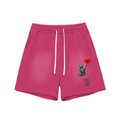 Sun Fade Raw Edge Cotton Shorts Liberty Yesterday’s Price Isn’t Todays Price Grey