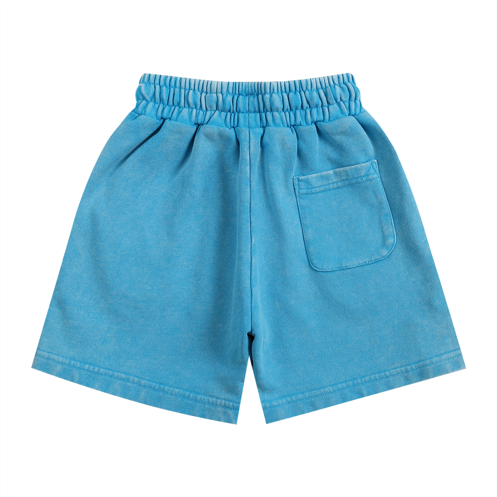 Snow Washed Kids' Shorts New Red