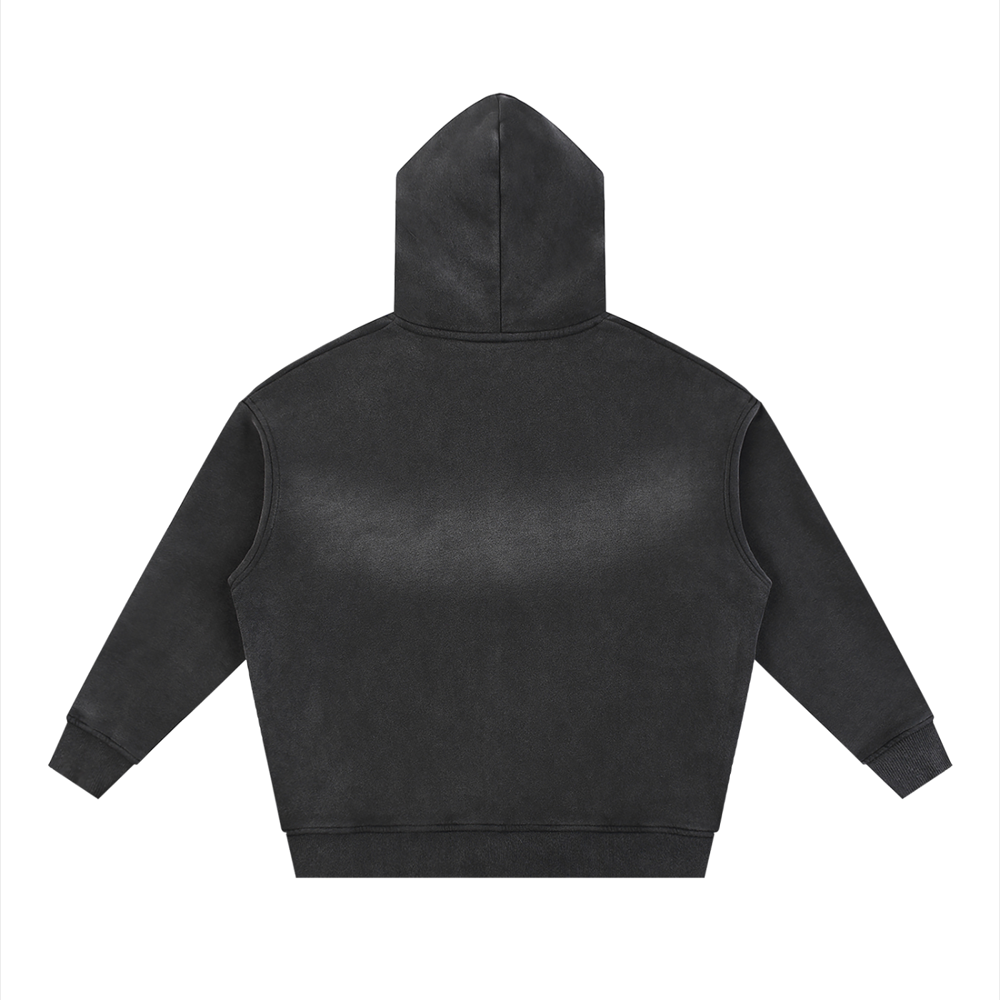 Sunfade Two-way Zipper Boxy Fleece Hoodie Liberty Large