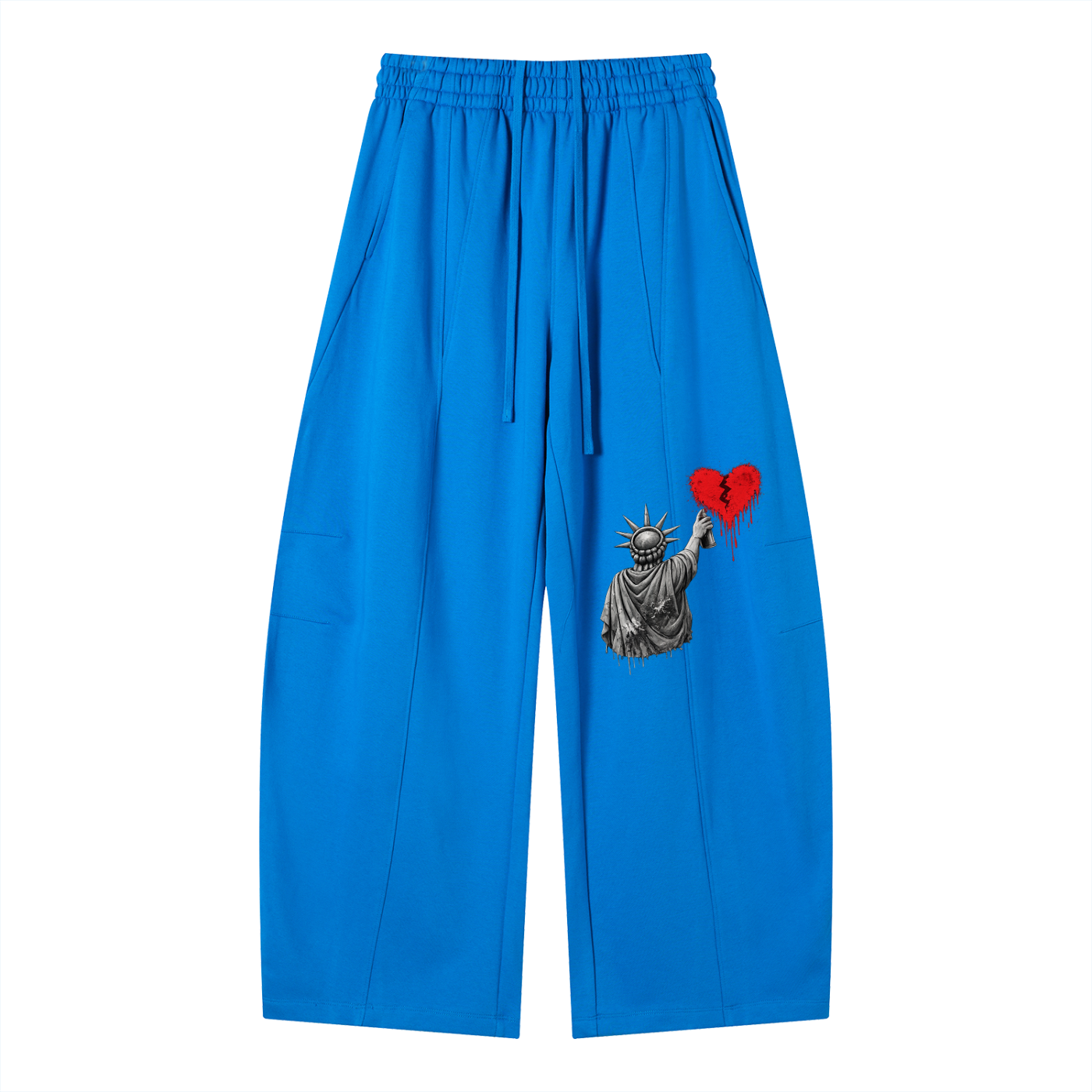 Heavyweight Wide Leg Panel Sweatpants Liberty