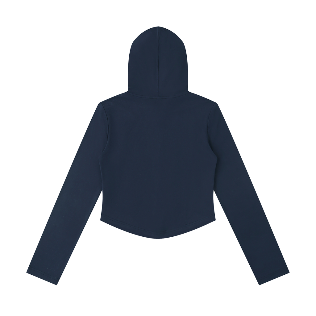 Women's Slim Cropped Full Zip Hoodie Liberty