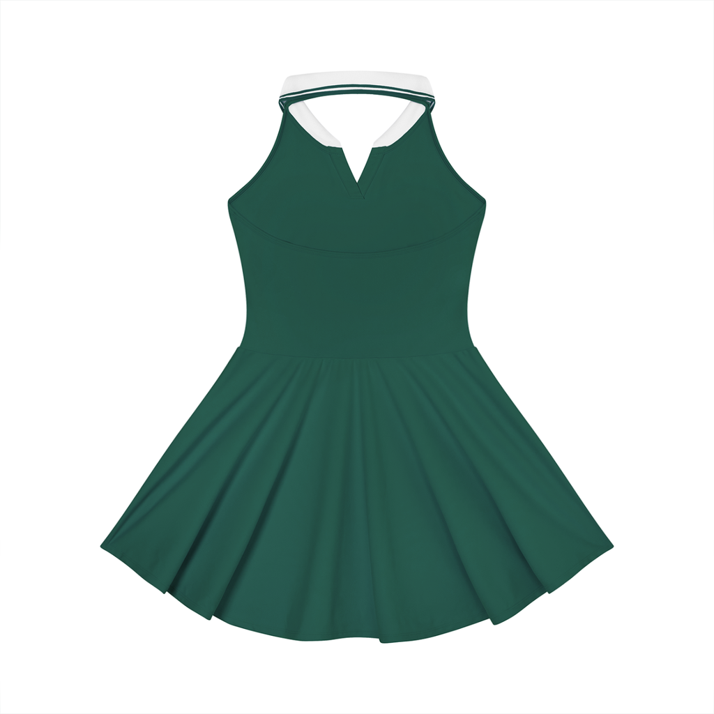 Women's Collared Halter A-Line Tennis Dress Liberty