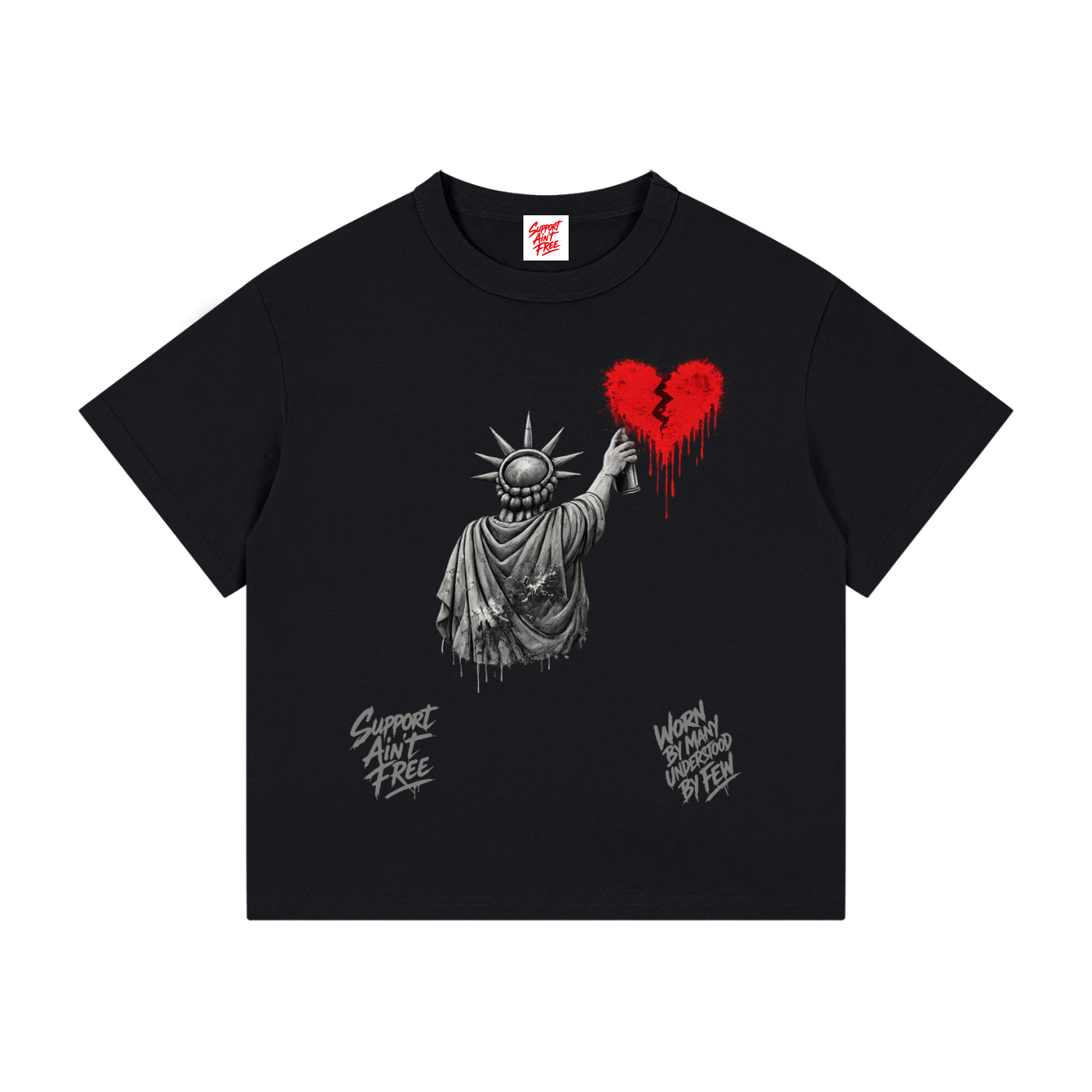 Kid's Loose Fit Drop Shoulder T-Shirt New Grey