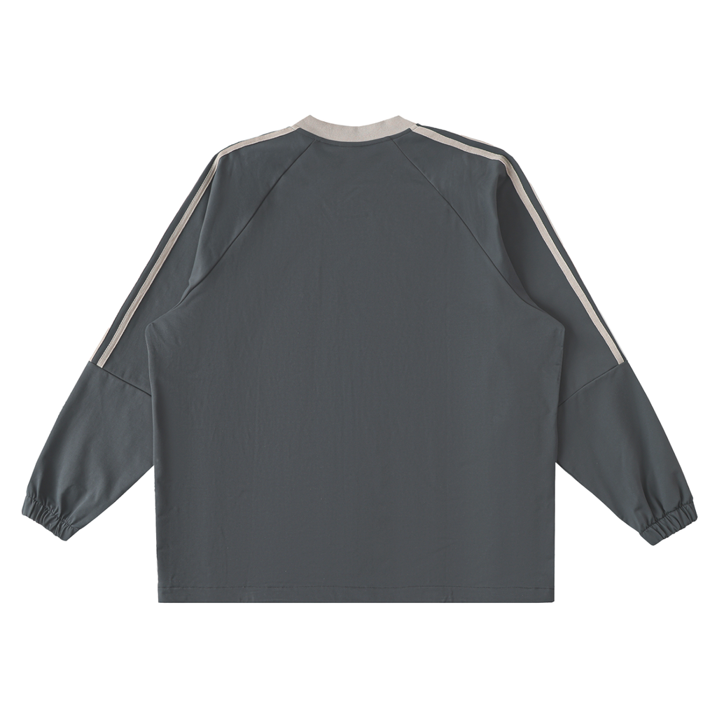 Color-Block V-Neck Long-Sleeve T-Shirt Liberty Biggest Heart