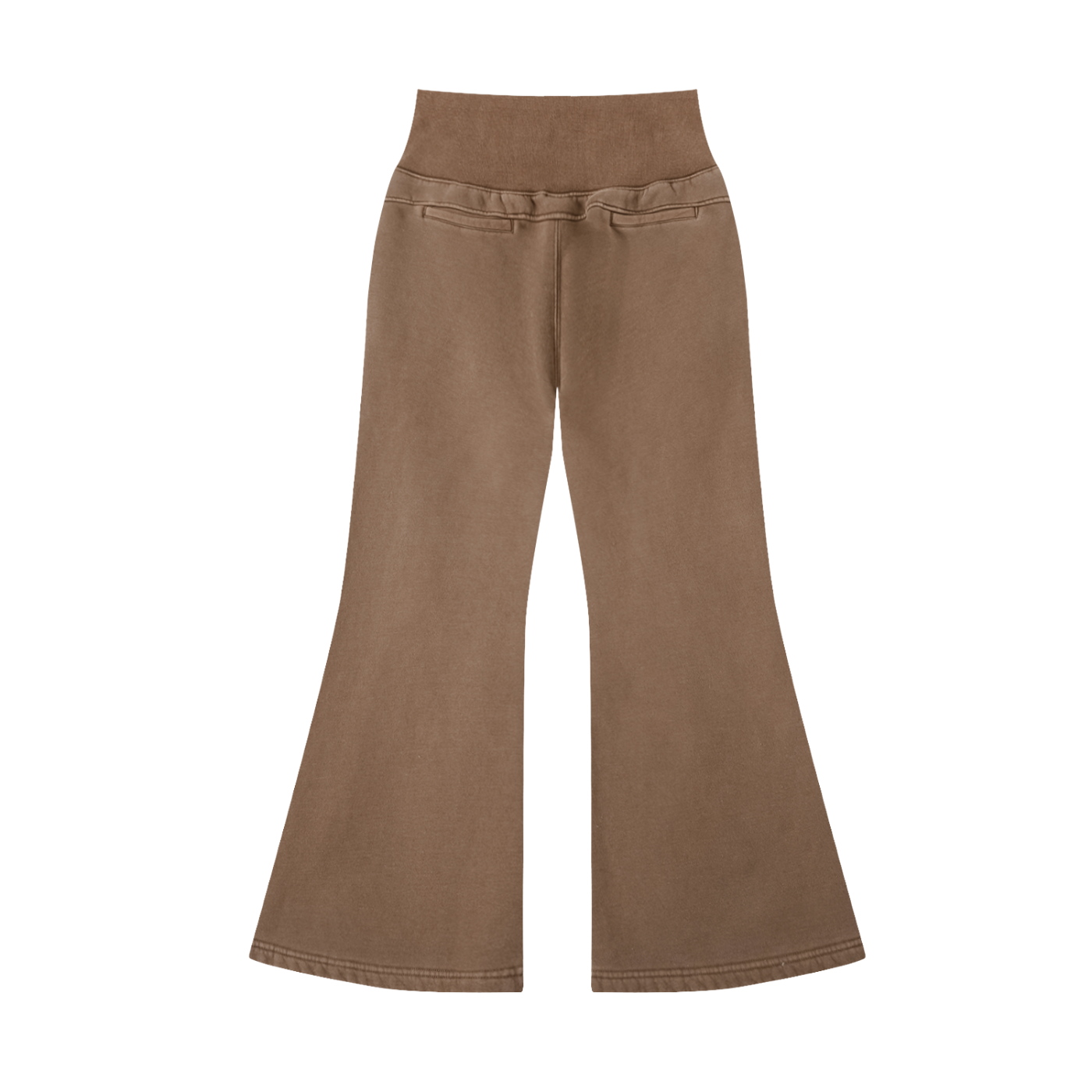 Vintage Washed Flared Fleece Pants Liberty Worn By Many Understood By Few Black