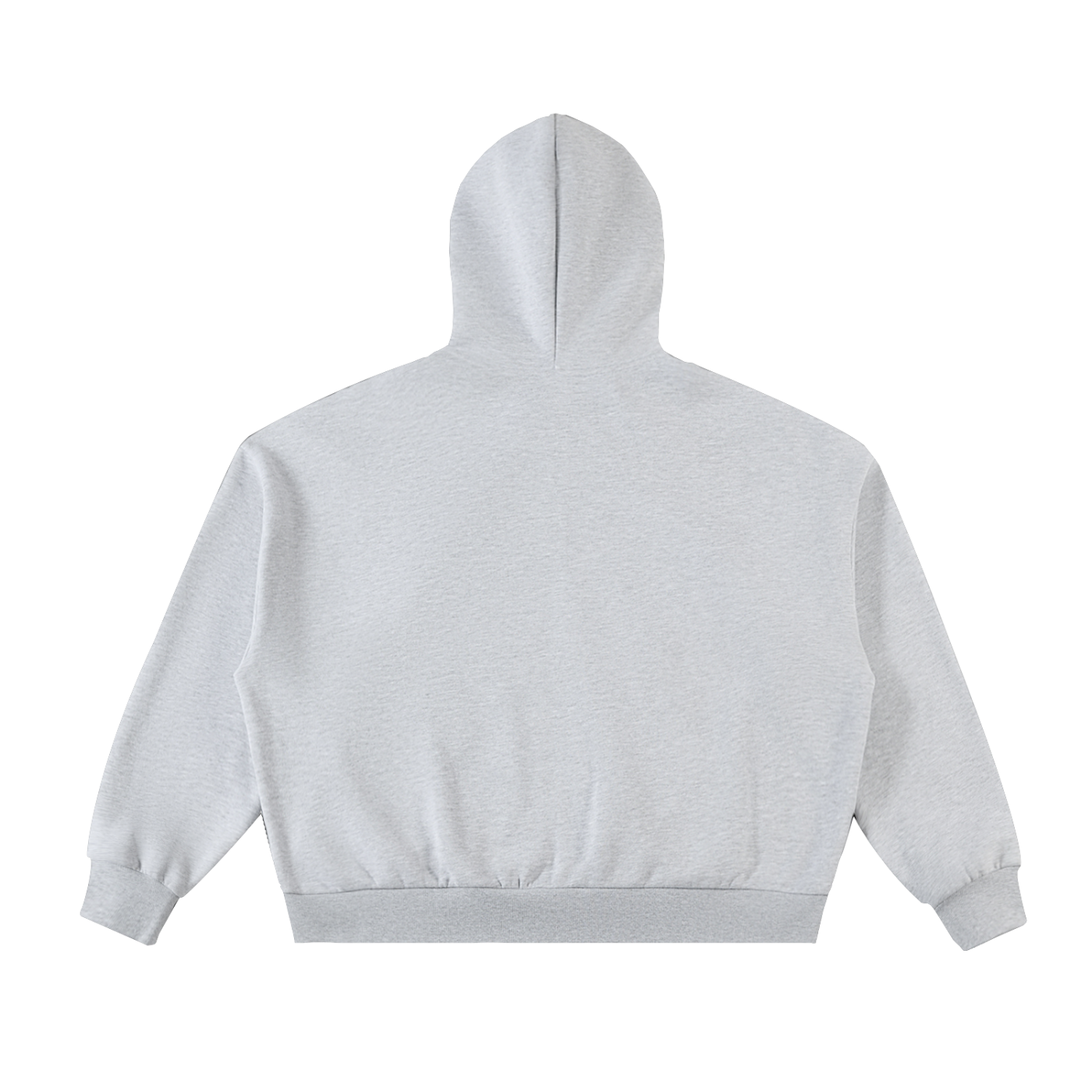 Fleeced Full-Zip Boxy Hoodie Liberty Worn By Many Understood By Few White