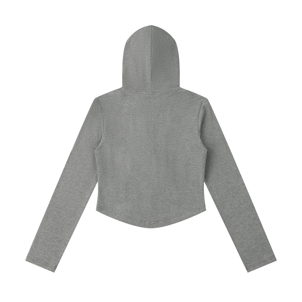 Women's Slim Cropped Full Zip Hoodie Liberty