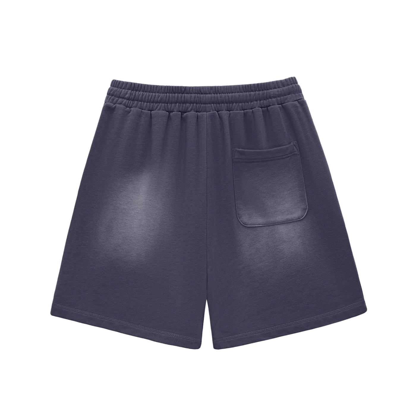 Sun Fade Raw Edge Cotton Shorts Liberty