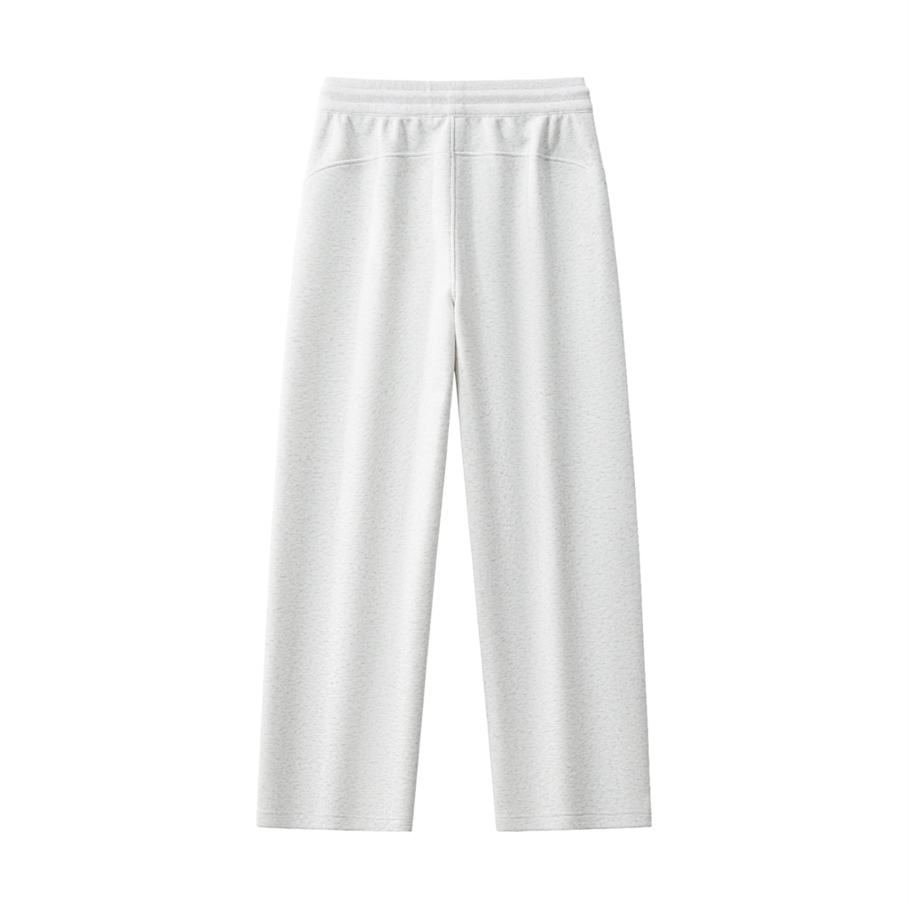 Essential Drawstring Straight-Leg Sweatpants Liberty Support Ain’t Free White