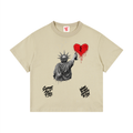 Kid's Loose Fit Drop Shoulder T-Shirt New Black