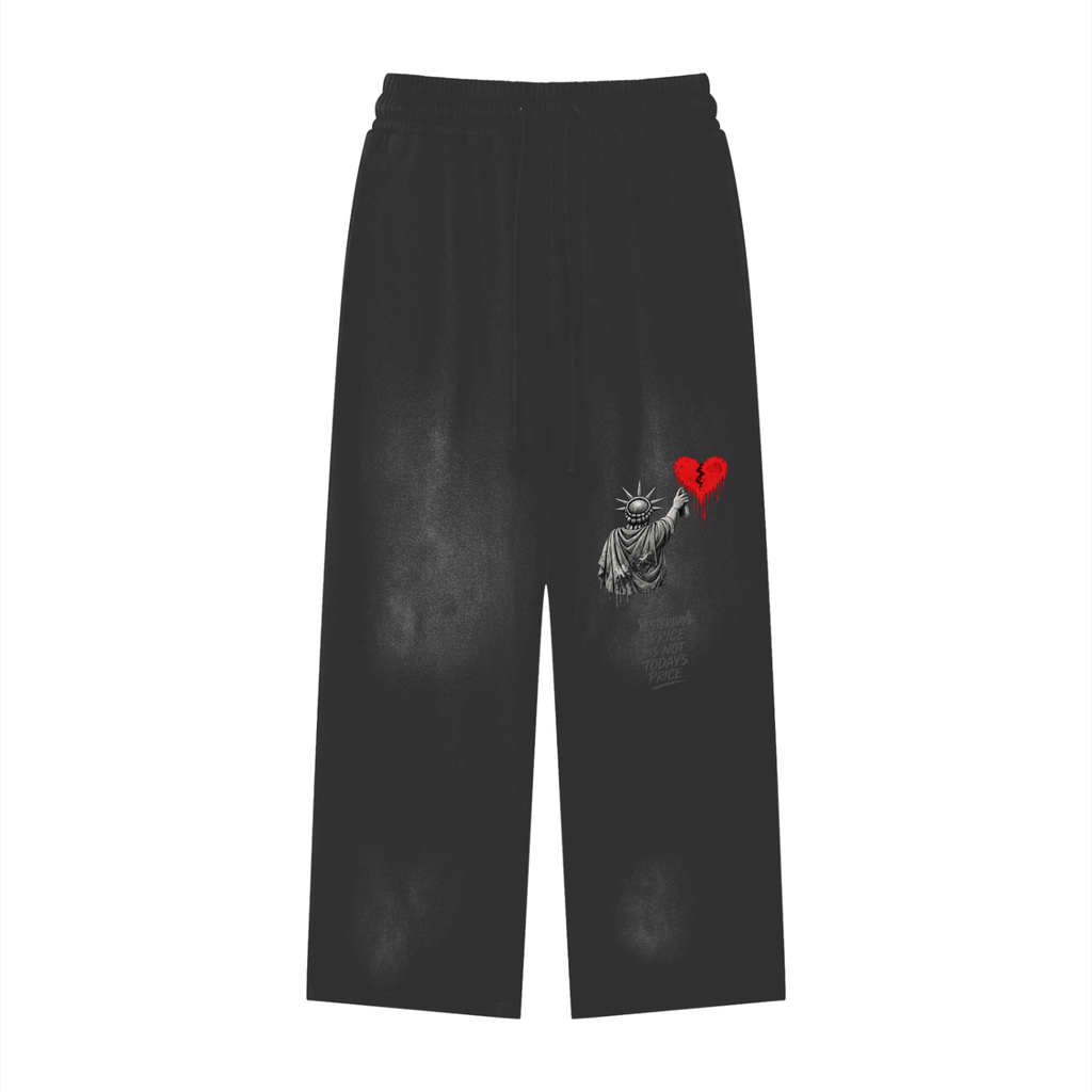Sunfade Loose Fit Cotton Sweatpants Liberty Yesterday’s Price Isn’t Todays Price Grey