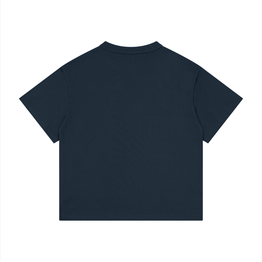 Kid's Loose Fit Drop Shoulder T-Shirt New Black