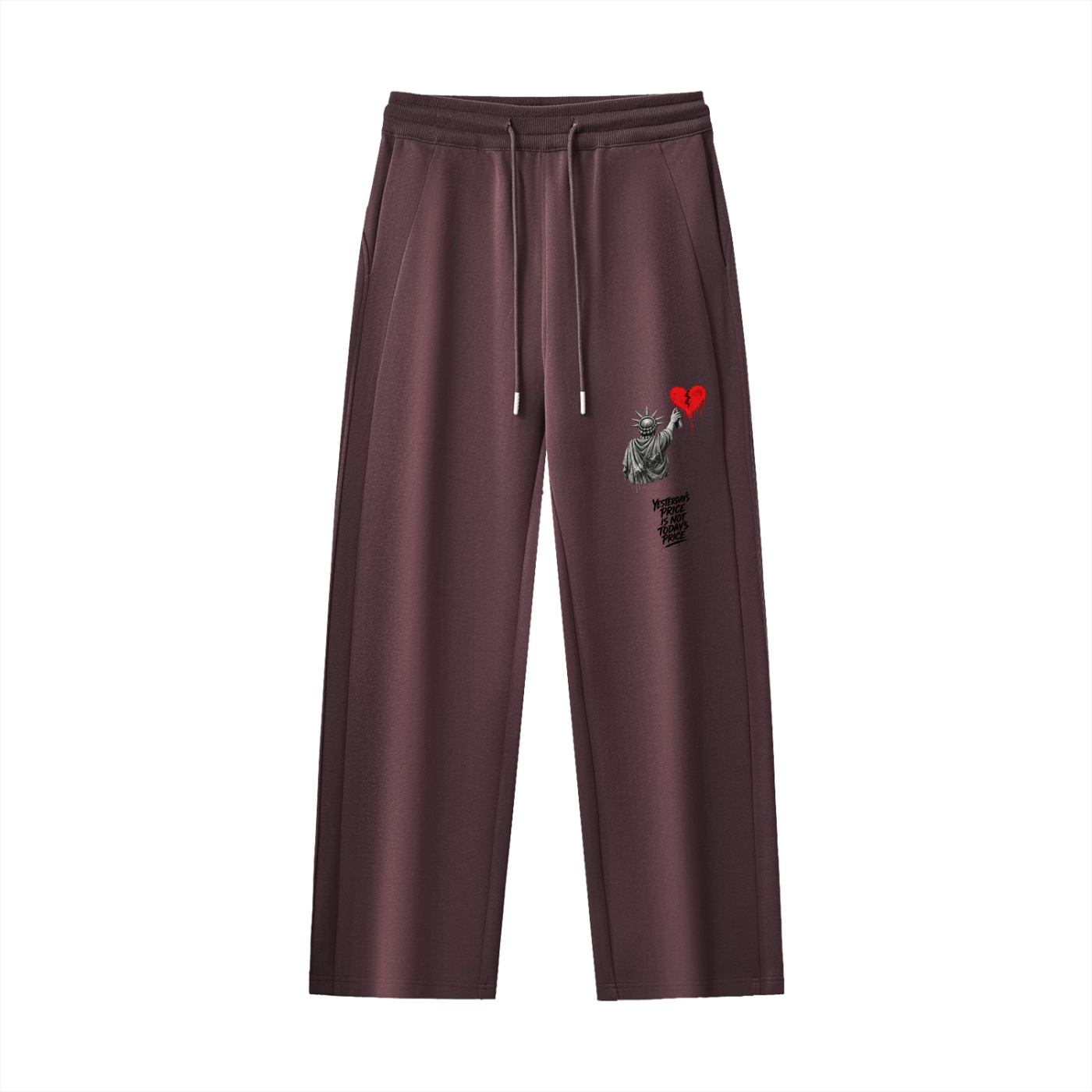 Essential Drawstring Straight-Leg Sweatpants Liberty Yesterday’s Price Isn’t Todays Price Black