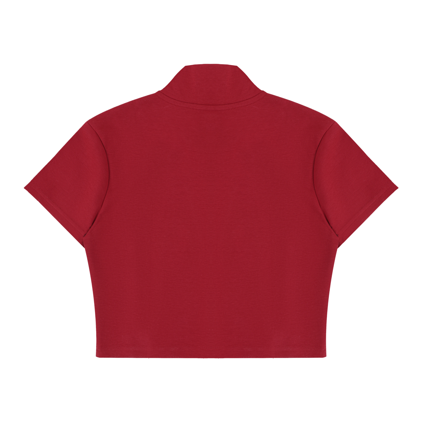 Women's Cropped Full Zip Short Sleeve T-Shirt Liberty