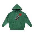Snow Wash Fleece Oversize Hoodie Liberty