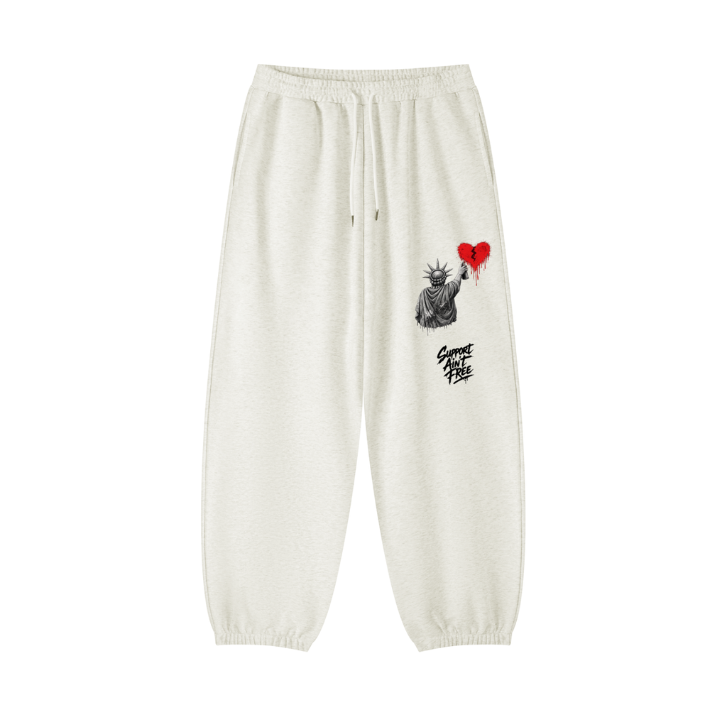 Essential Jogged Sweatpants Liberty Support Ain’t Free Black