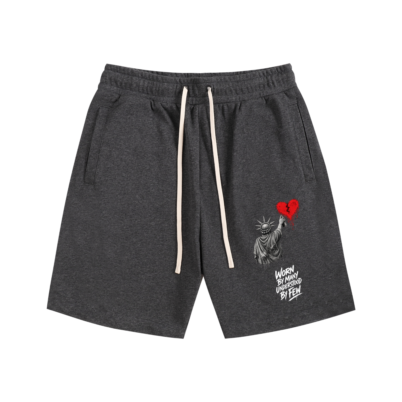 Essential Cotton Shorts Liberty Worn By Many Understood By Few White