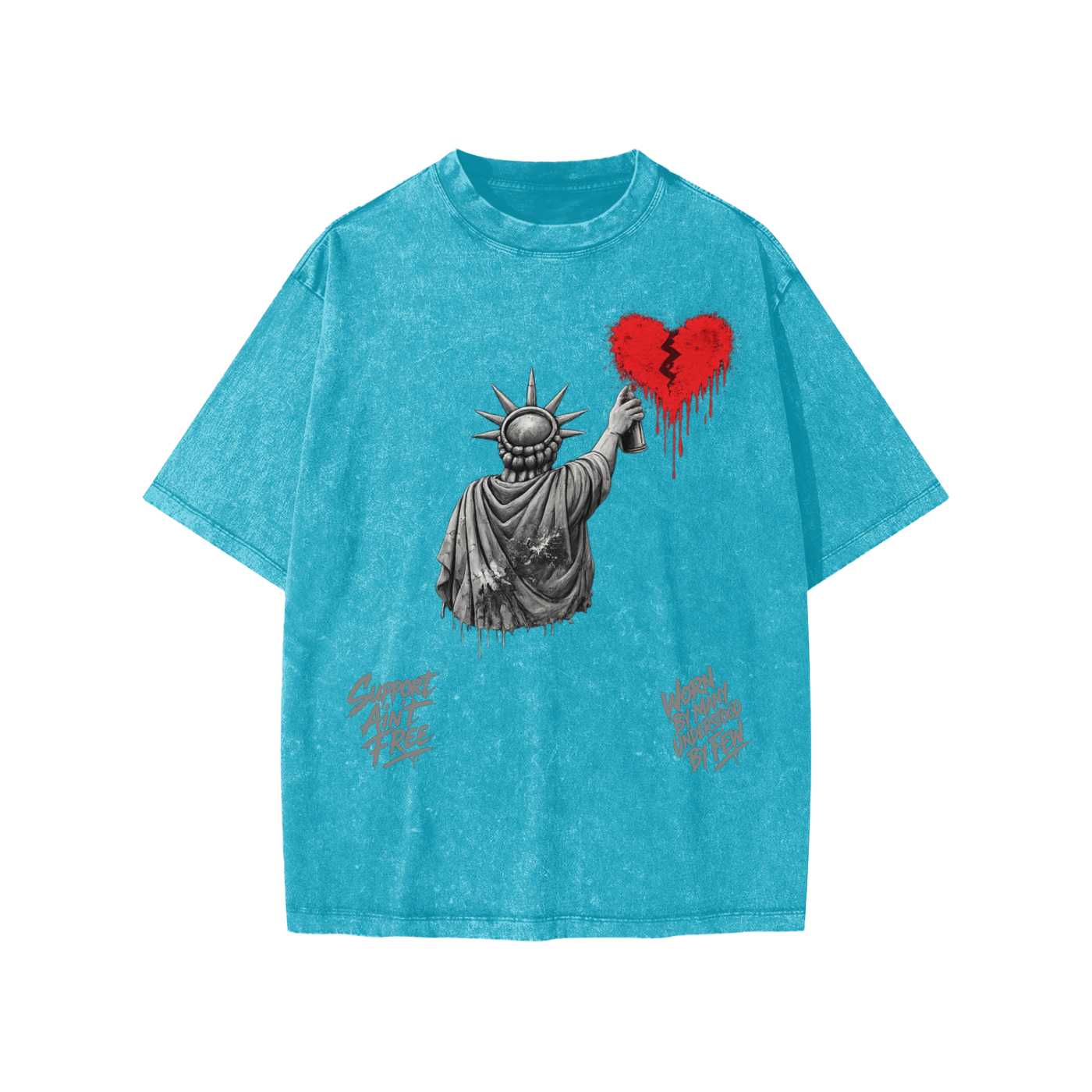 Snow Washed Kids' T-Shirt New Grey