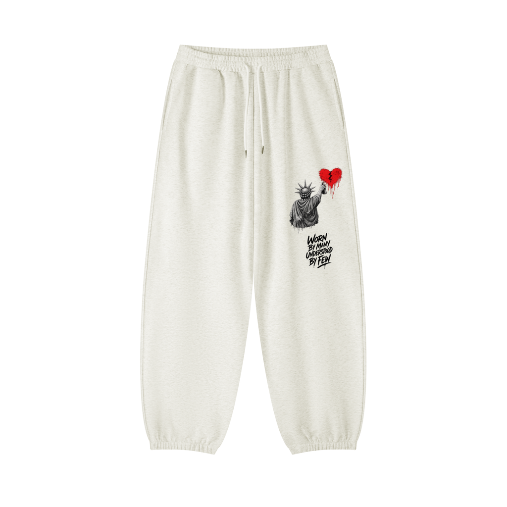 Essential Jogged Sweatpants Liberty Worn By Many Understood By Few Black