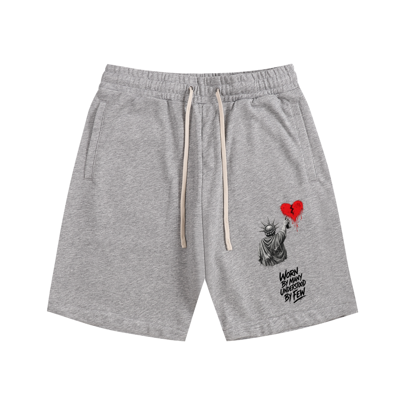 Essential Cotton Shorts Liberty Worn By Many Understood By Few Black
