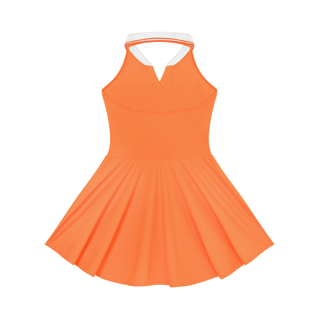 Women's Collared Halter A-Line Tennis Dress Liberty